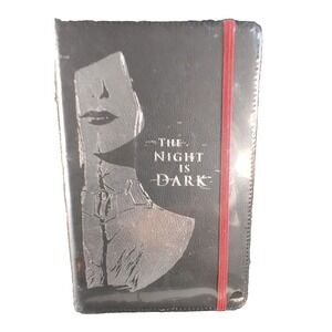 Game Of Thrones Journal Book Dark Night Full Of Terror Red Lined Pages Sealed